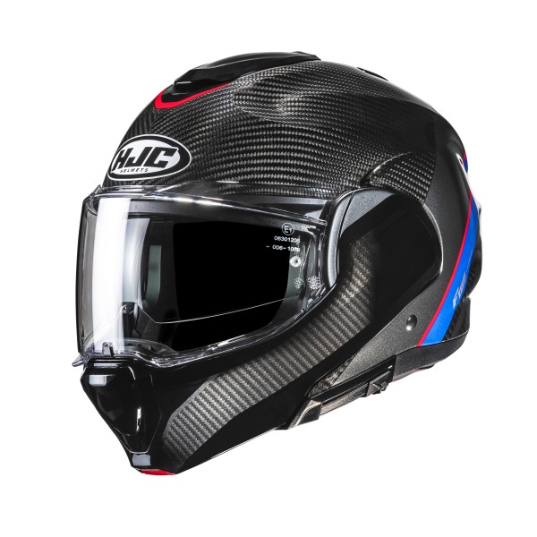 HJC HJC F100 Carbon Stan White Blue Red